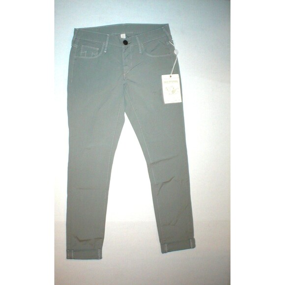 New Womens True Religion Brand Jeans NWT 24 Brianna Boyfriend Poplin Gray Griffi - Picture 2 of 10